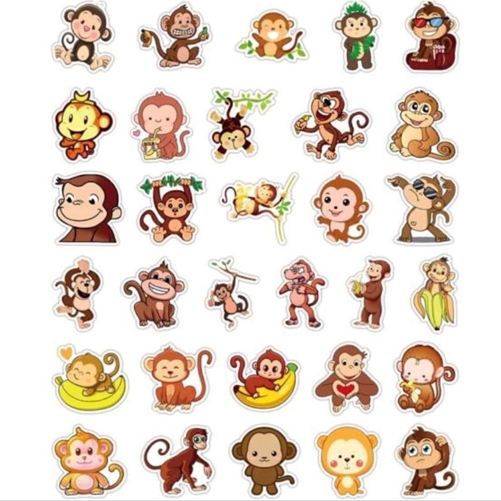 Assorted Monkey 🐒 Stickers - Picture 6 of 6